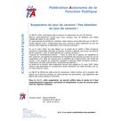 Communiqué de la FA-FP - Suspension du jour de carence ! Pas Abandon du jour de carence !