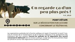 "On regarde ça d'un peu plus près?" - N°6-2021 : Point d'étape sur la négociation d'un accord concernant le télétravail