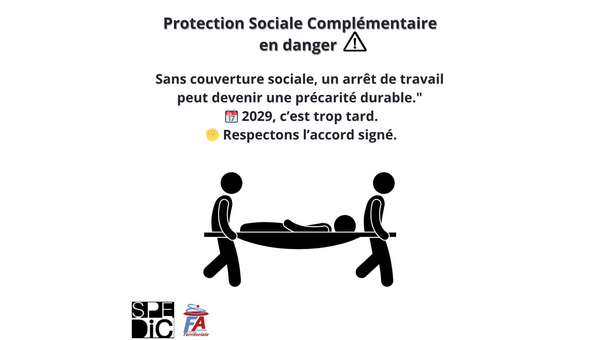 Sans couverture sociale, un arrêt de travail peut devenir une précarité durable. 2029, c’est trop tard. Respectons l’accord signé !