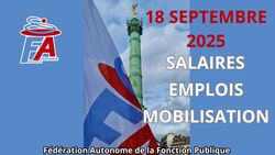 Le 18 septembre 2025, toutes et tous mobilisés.