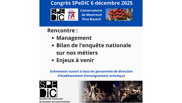 Congrès du SPeDiC Samedi 6 décembre 2025