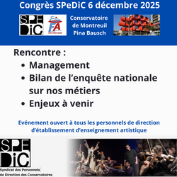 Congrès du SPeDiC Samedi 6 décembre 2025 Congrès du SPeDiC Samedi 6 décembre 2025