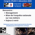 Congrès du SPeDiC Samedi 6 décembre 2025 Congrès du SPeDiC Samedi 6 décembre 2025